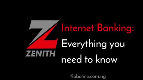 zenith bank electronic banking